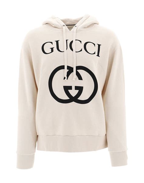 gucci athletic dept hoodie|white Gucci logo hoodie men.